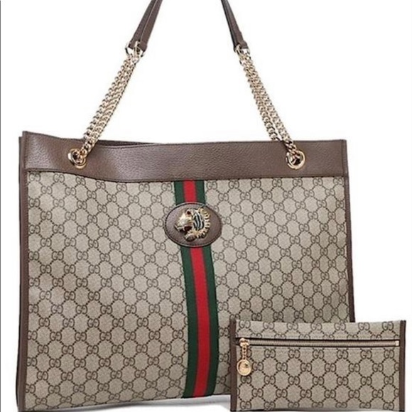 Authentic Gucci Rajah GG Tote